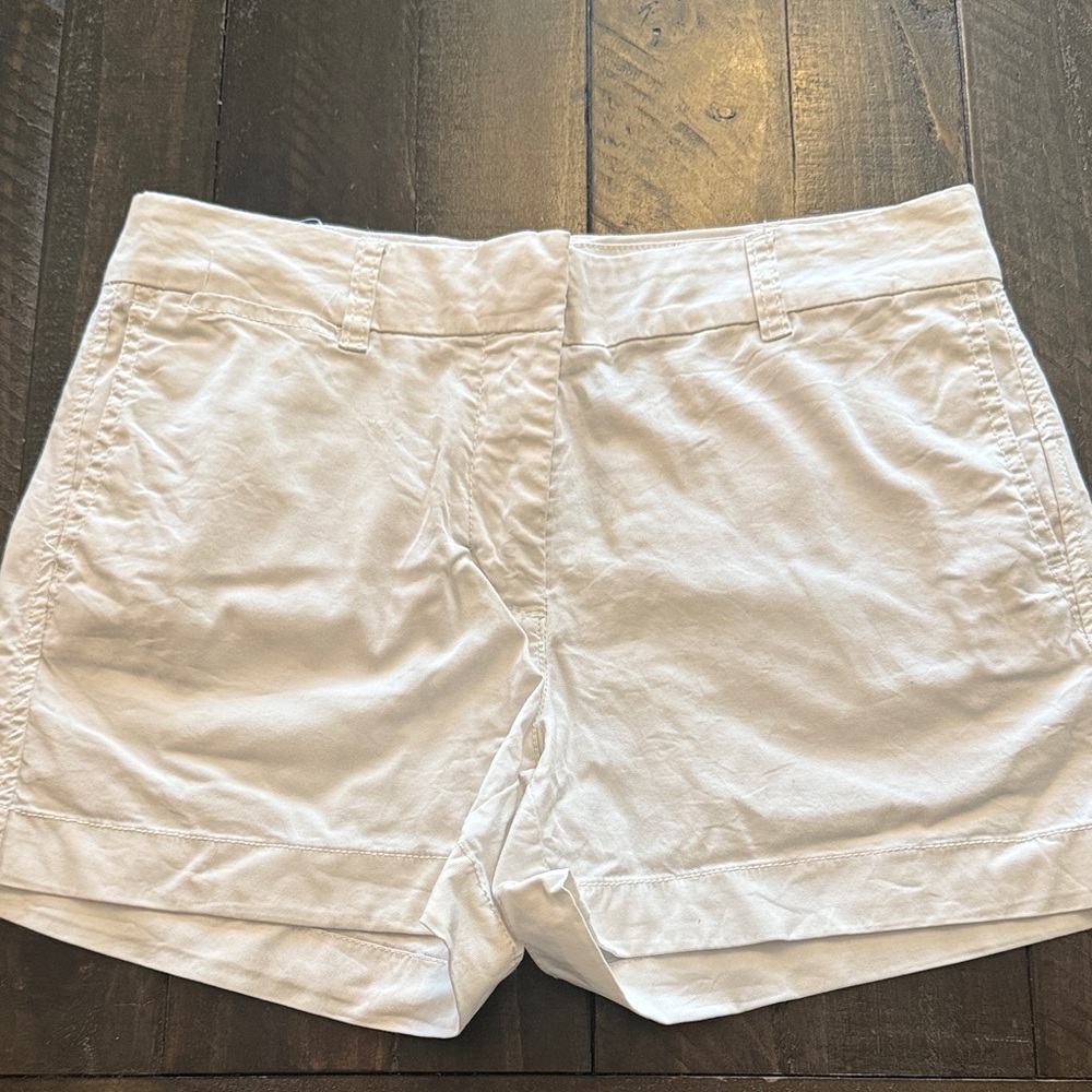 J Crew Chino Women's White Shorts